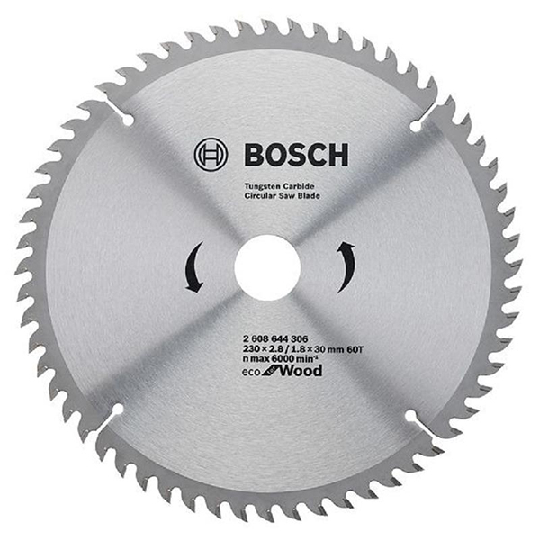 Lưỡi cưa gỗ 230x30mm 60T Bosch 2608644306