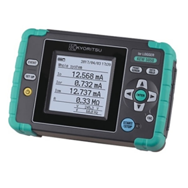 Thiết bị tự ghi Dữ liệu dòng dò Dải đo 10.000A điện áp 1000.0V Kyoritsu 5050-00