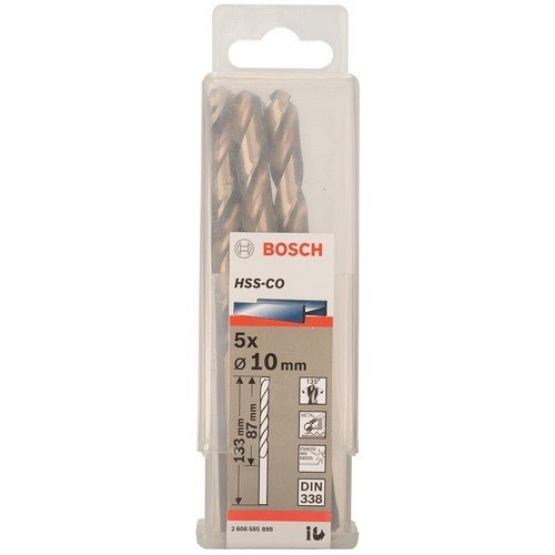 Mũi khoan Inox 10mm Bosch HSS-Co 2608585898