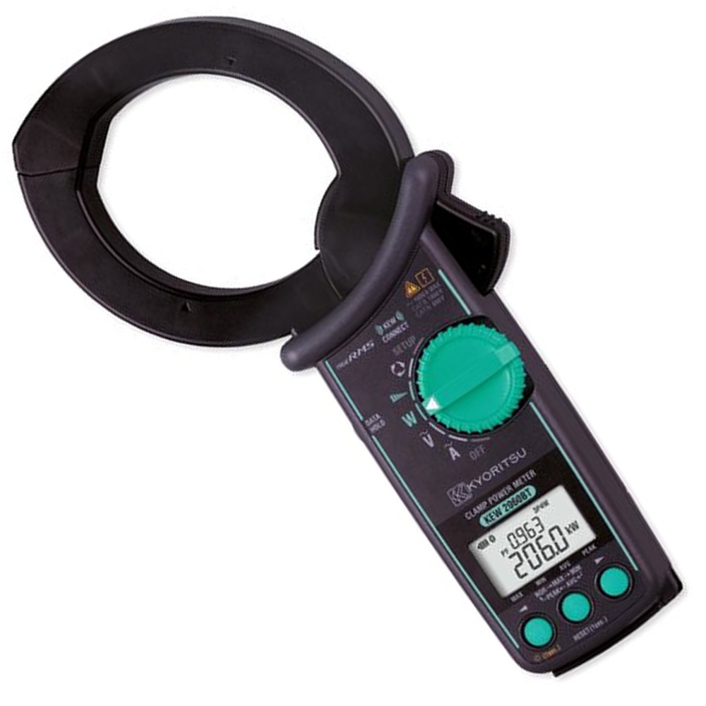 Ampe kìm đo công suất đo dòng điện AC 1000A kích thước dây dẫn φ55mm Kyoritsu 2062BT