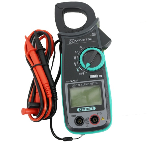 Đồng hồ Ampe kìm Đo dòng ACA 1000A Đo điện áp ACV 600V Kyoritsu 2007R