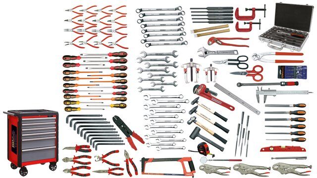 Bộ dụng cụ công nghiệp 126 chi tiết Egamaster 68970