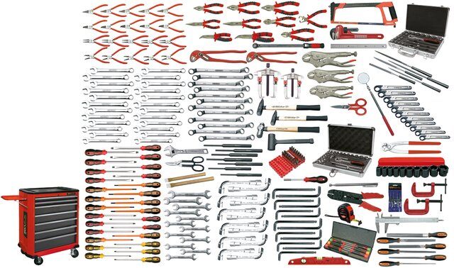 Bộ dụng cụ công nghiệp 299 chi tiết Egamaster 68966