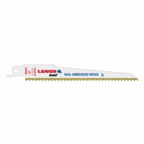 Lưỡi cưa kiếm cưa gỗ có đinh 229x25x1.3mm 6TPI Gold Lenox 21062956GR