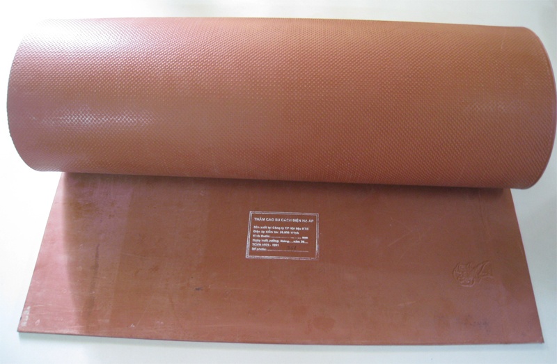 Thảm cao su cách điện hạ áp 10KV