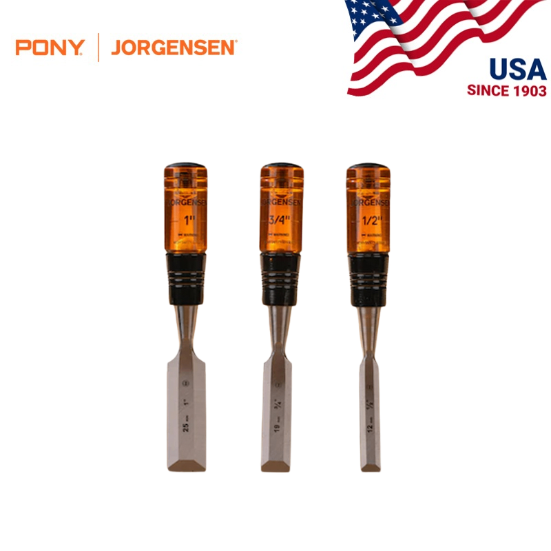 Bộ 3 đục gỗ kích thước 1/2