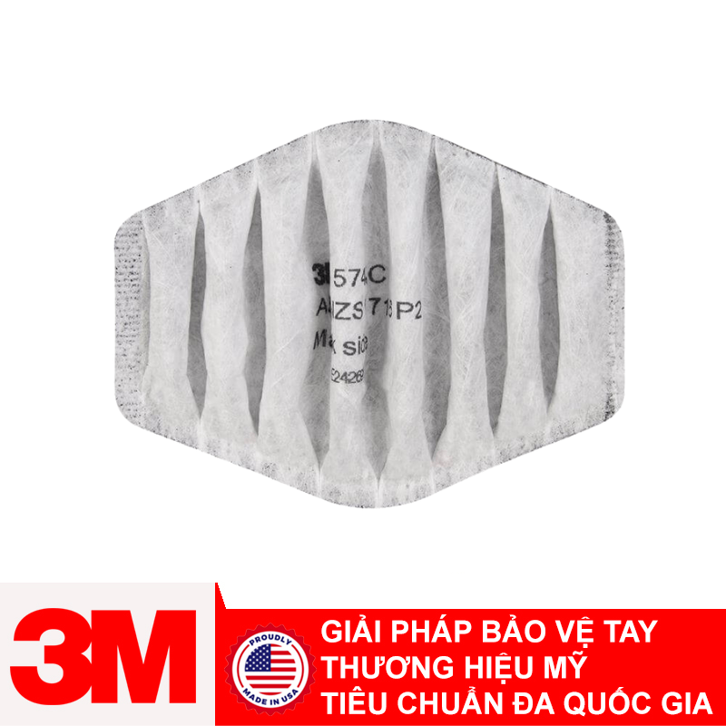 Tấm lọc hạt bụi bảo vệ hô hấp tái sử dụng 3M 5744C