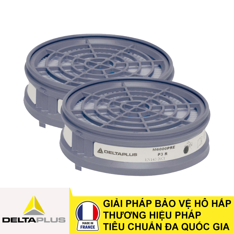 Bộ 2 phin lọc bụi DeltaPlus M6000PREP3