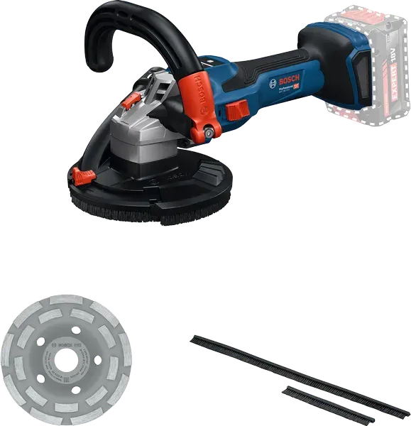 Máy mài bê tông dùng pin 18V Bosch GBR 18V-15 S (SOLO)