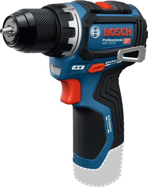 Máy khoan vặn vít dùng pin 12V Bosch GSR 12V-32 (SOLO)