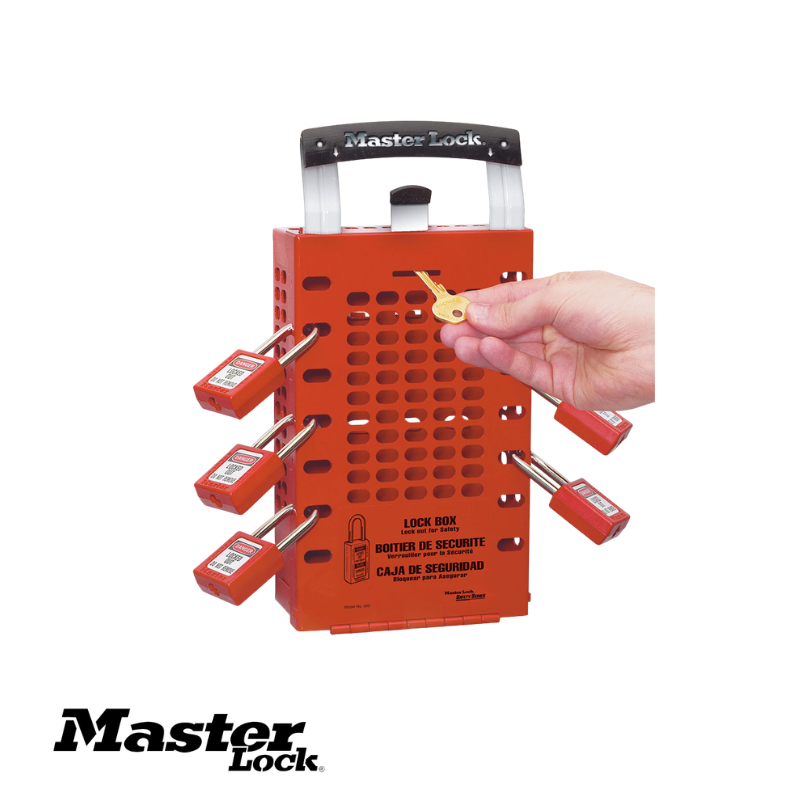 Hộp khóa nhóm di động MasterLock 503RED