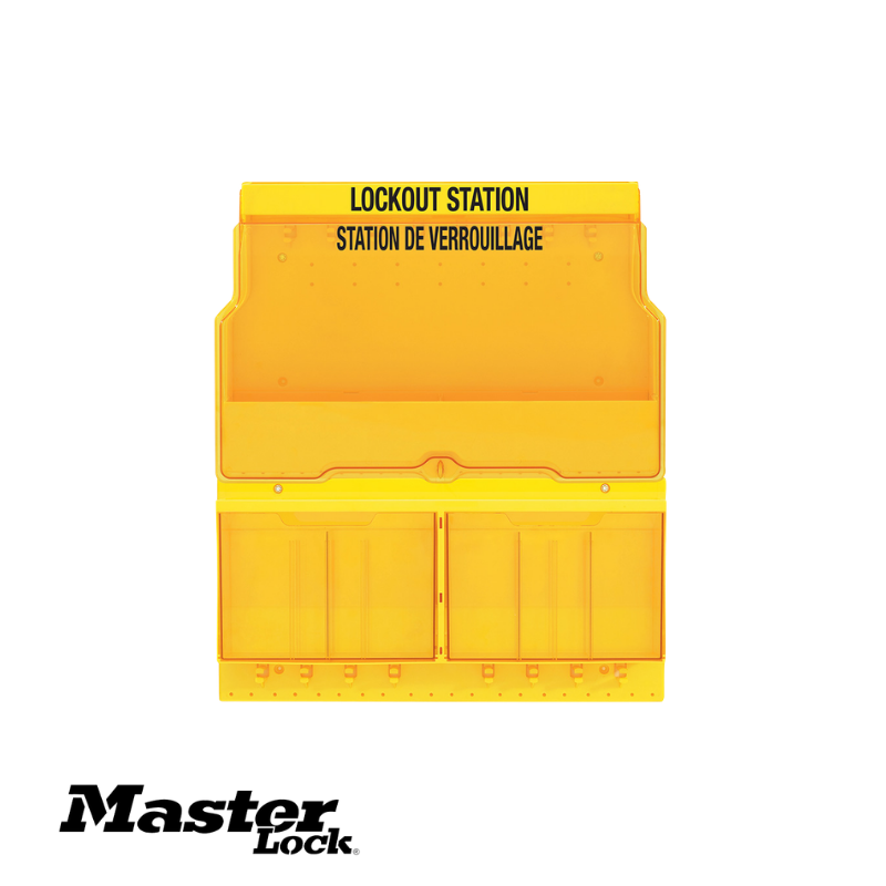 Trạm khóa bằng nhựa 16 móc có nắp che MasterLock S1900