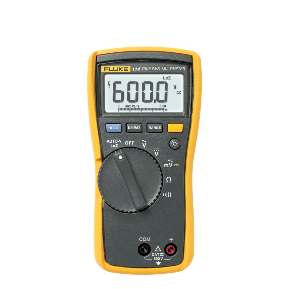 Đồng hồ vạn năng FLUKE 114 True-RMS đo điện áp thấp AC/DC