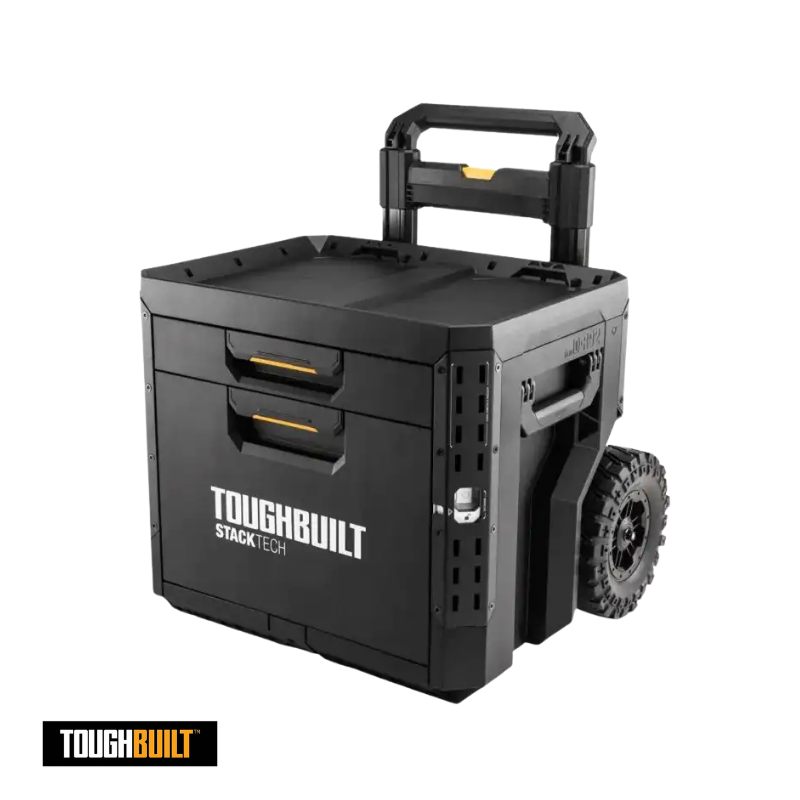 Thùng đựng đồ nghề có 2 ngăn kéo và bánh xe, kích thước 67x55x40cm, Toughbuilt TB-B1-D-R92