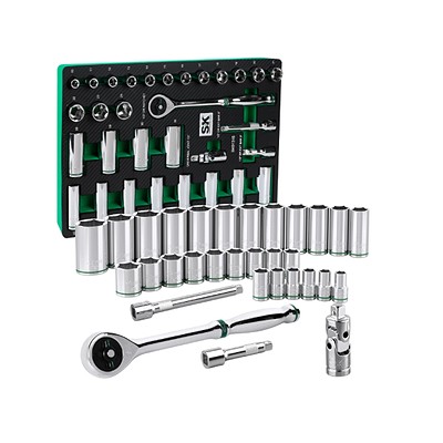 Bộ dụng cụ 34 chi tiết 1/2inch SK TOOLS SK01316