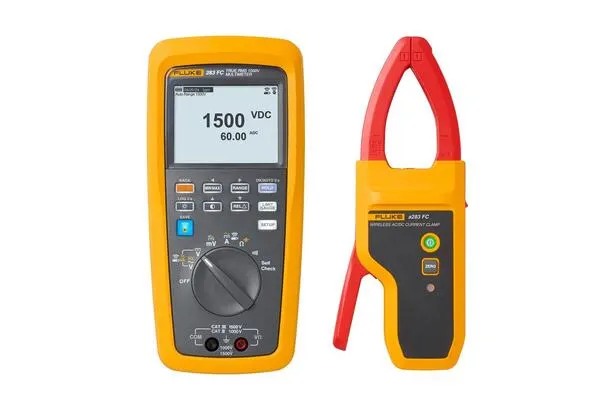 Đồng hồ vạn năng FLUKE 283 FC True-RMS đo năng lượng mặt trời