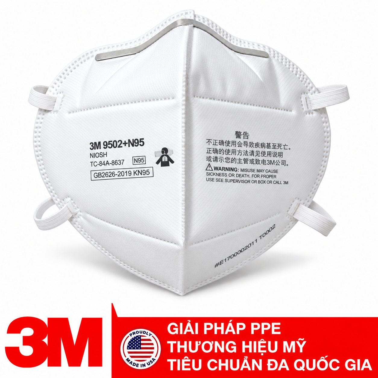 Khẩu trang 3M 9502+N95