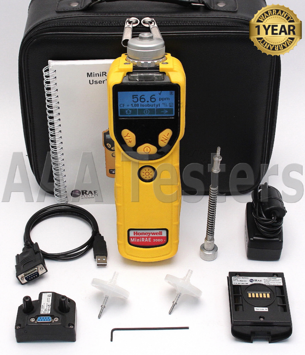 Máy phát hiện, giám sát hợp chất hữu cơ MiniRAE3K dễ bay hơi (VOC) di động Honeywell mã: 059-B11C-300