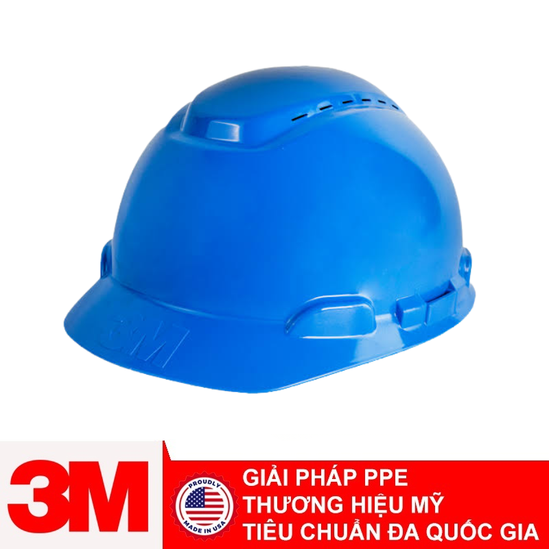 Nón bảo hộ 3M Secure Fit H-703SFV có lỗ thông hơi màu xanh dương