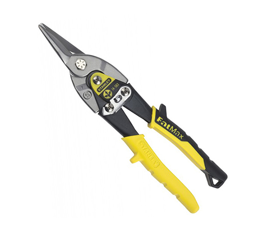 Kéo cắt tôn MAXSTEEL mũi thẳng cán vàng 10"/254mm Stanley 14-563