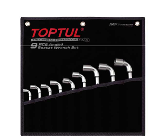 Bộ cờ lê tuýp 9 chiếc 8-19mm Toptul GPAQ0901