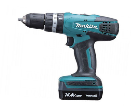 Máy khoan búa dùng pin Makita 10mm 14.4V HP347DWE