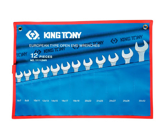 Bộ cờ lê 2 đầu mở 12 chiếc 6x7-30x32mm Kingtony 1112MRN