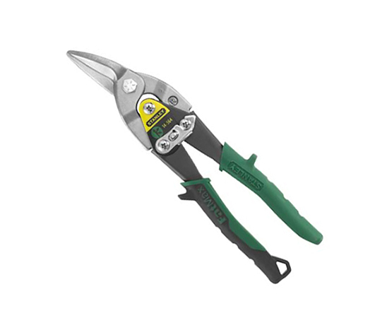 Kéo cắt tôn MAXSTEEL mũi cong phải cán xanh 10"/254mm Stanley 14-564