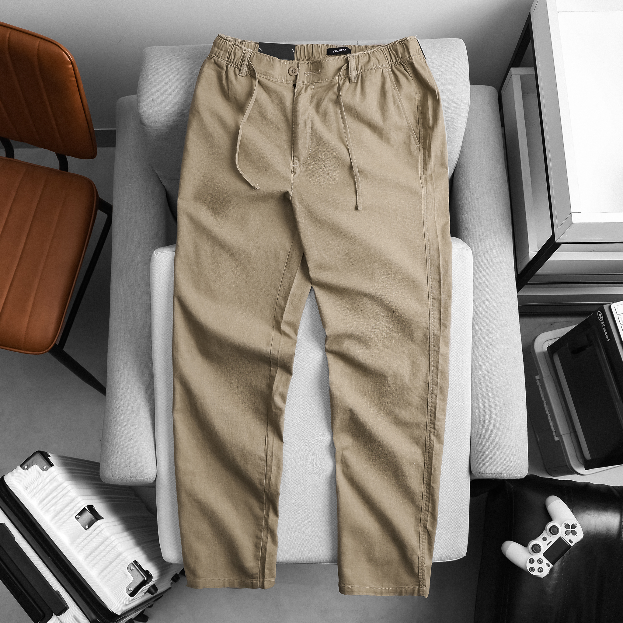 Quần dài linen Dilano