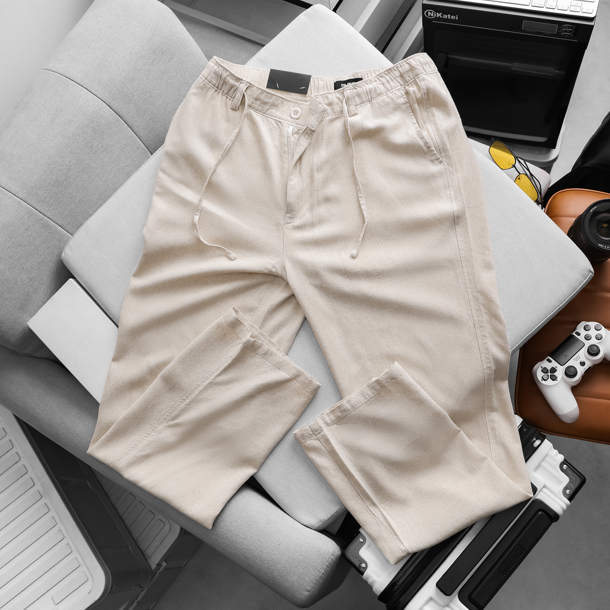 Quần dài linen Dilano