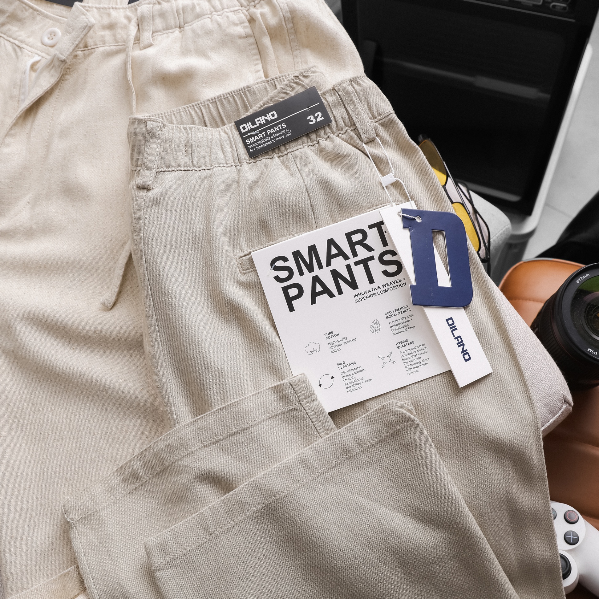 Quần dài linen Dilano