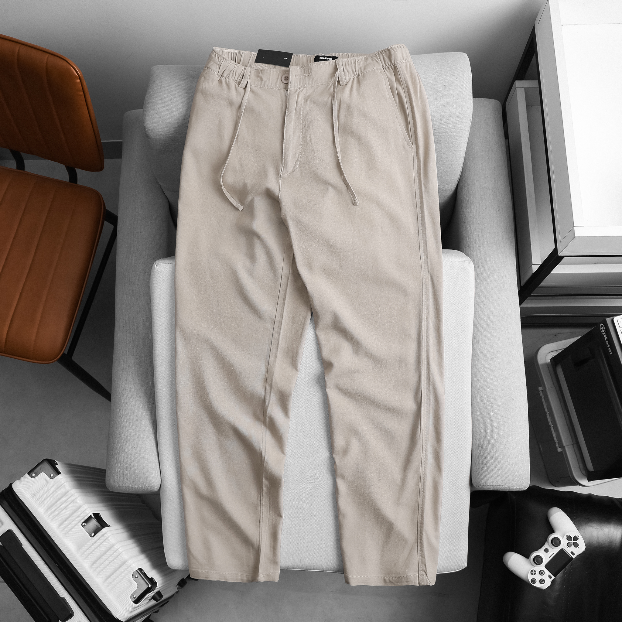 Quần dài linen Dilano