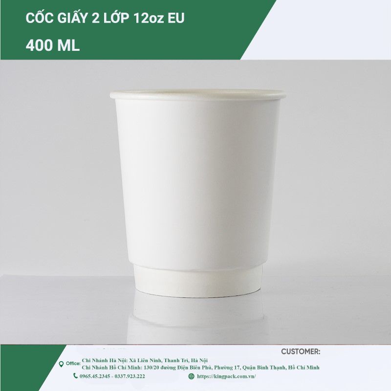 In cốc giấy 12OZ tại Hà Nội