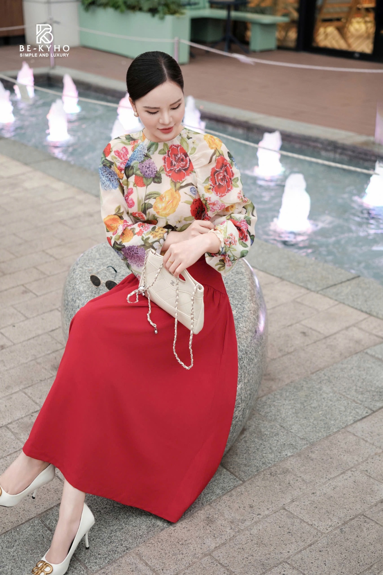 Sơ mi hoa ngũ sắc