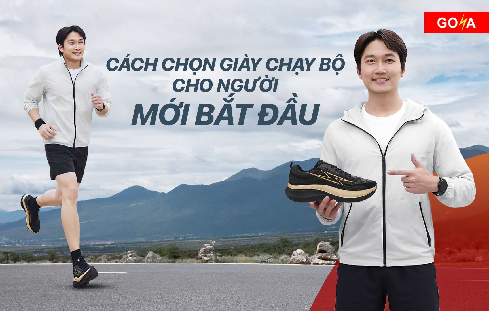GOYA: Cách chọn giày chạy bộ cho người mới bắt đầu