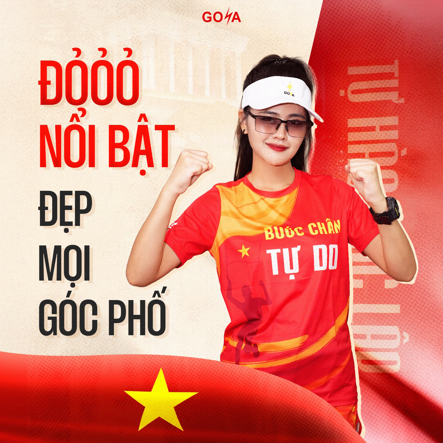 GOYA Ra Mắt BST Áo Quốc Khánh 2/9: Đỏ Rực Rỡ, Tự Hào Dân Tộc