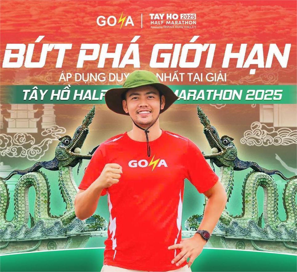 GOYA VIỆT NAM CÔNG BỐ CHƯƠNG TRÌNH BỨT PHÁ GIỚI HẠN ÁP DỤNG DUY NHẤT TẠI TÂY HỒ HALF MARATHON CỰ LY 5KM - 15KM - 21KM