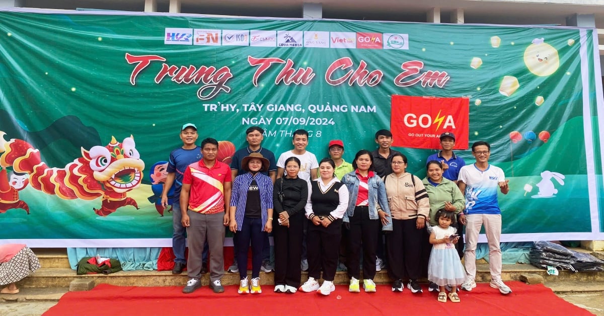 GOYA Việt Nam mang trung thu đến với trẻ em nghèo Tr’Hy, Quảng Nam