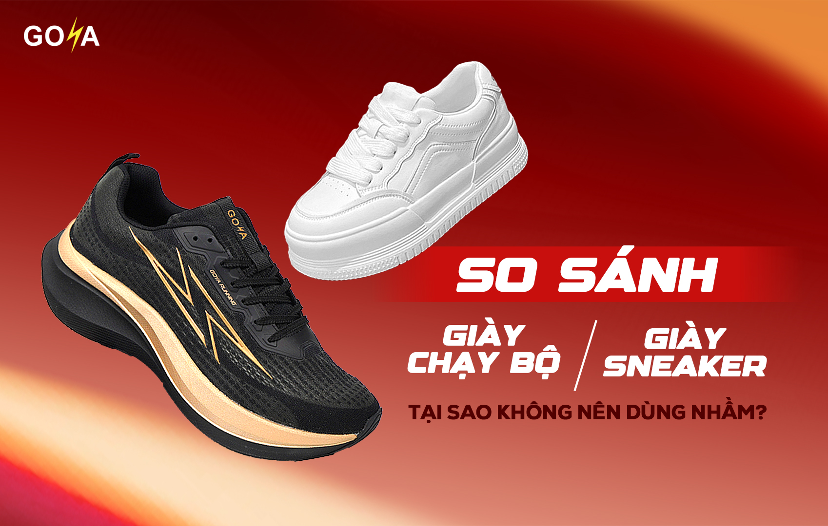 Giày chạy bộ khác gì giày Sneaker? Tại sao không nên dùng nhầm?