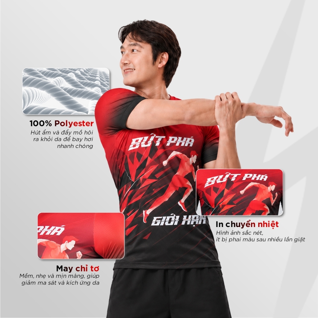 ÁO T-SHIRT BỨT PHÁ GIỚI HẠN NAM V4