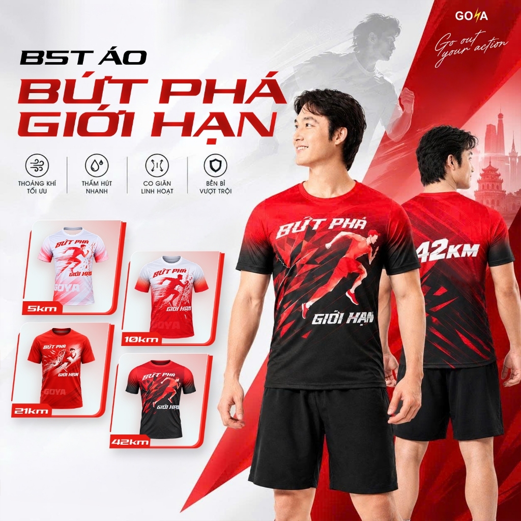 ÁO T-SHIRT BỨT PHÁ GIỚI HẠN NAM V4