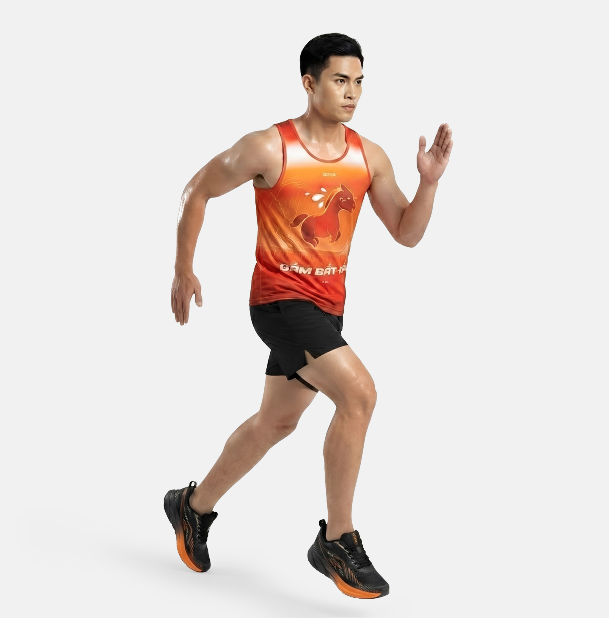 ÁO THỂ THAO SINGLET VIỀN GOYA POWER HORSE