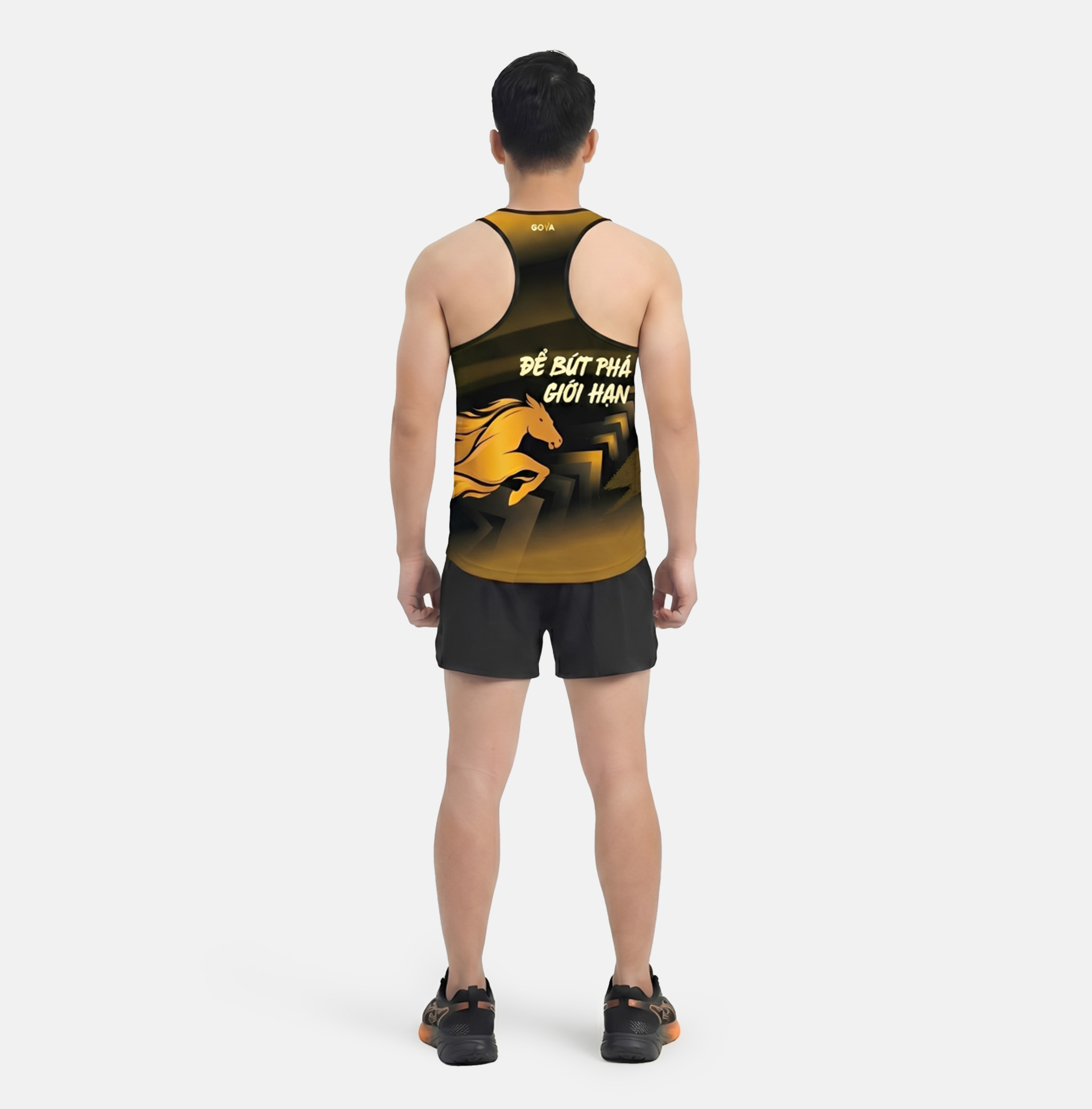 ÁO THỂ THAO SINGLET VIỀN GOYA POWER HORSE