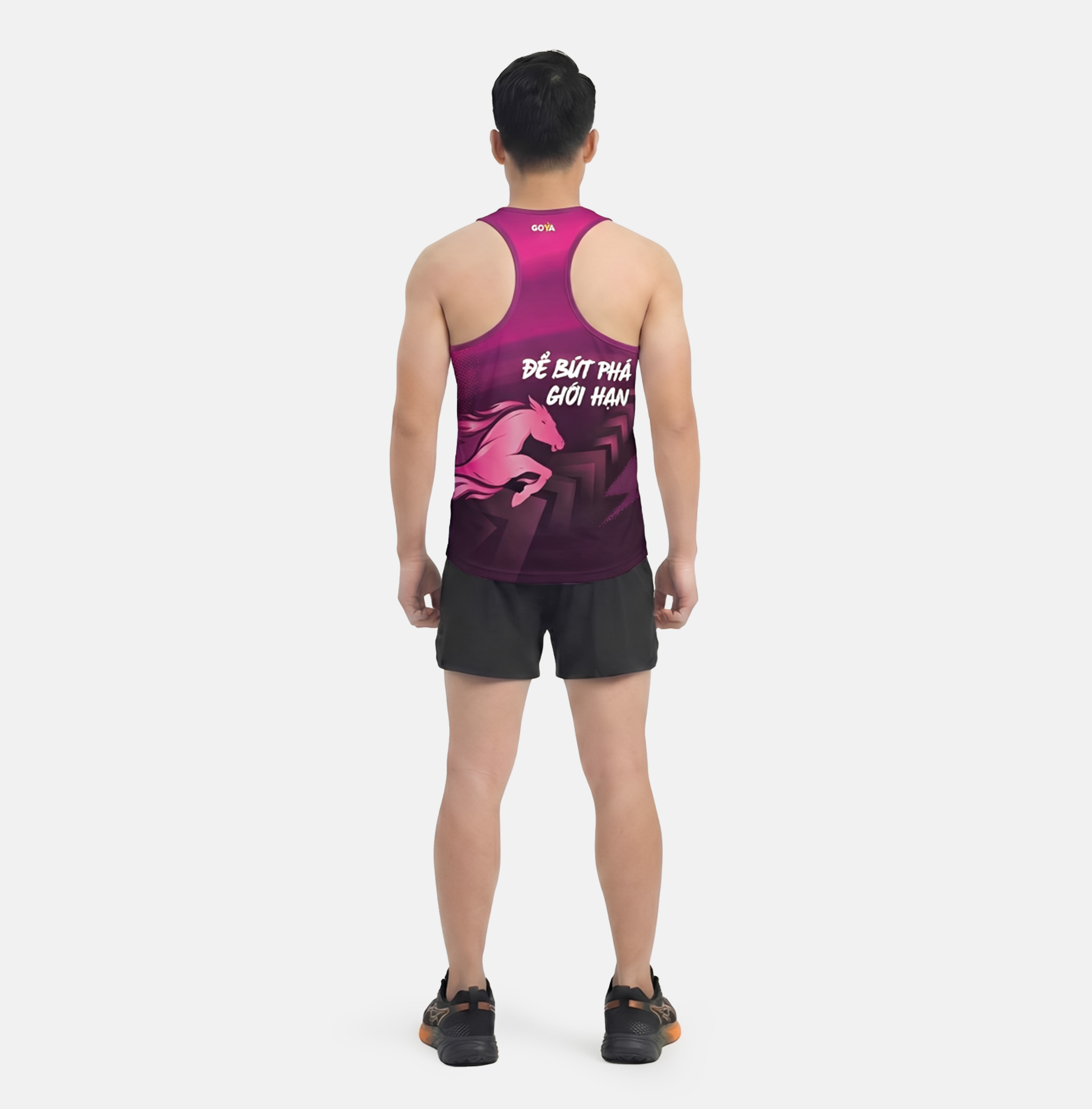 ÁO THỂ THAO SINGLET VIỀN GOYA POWER HORSE
