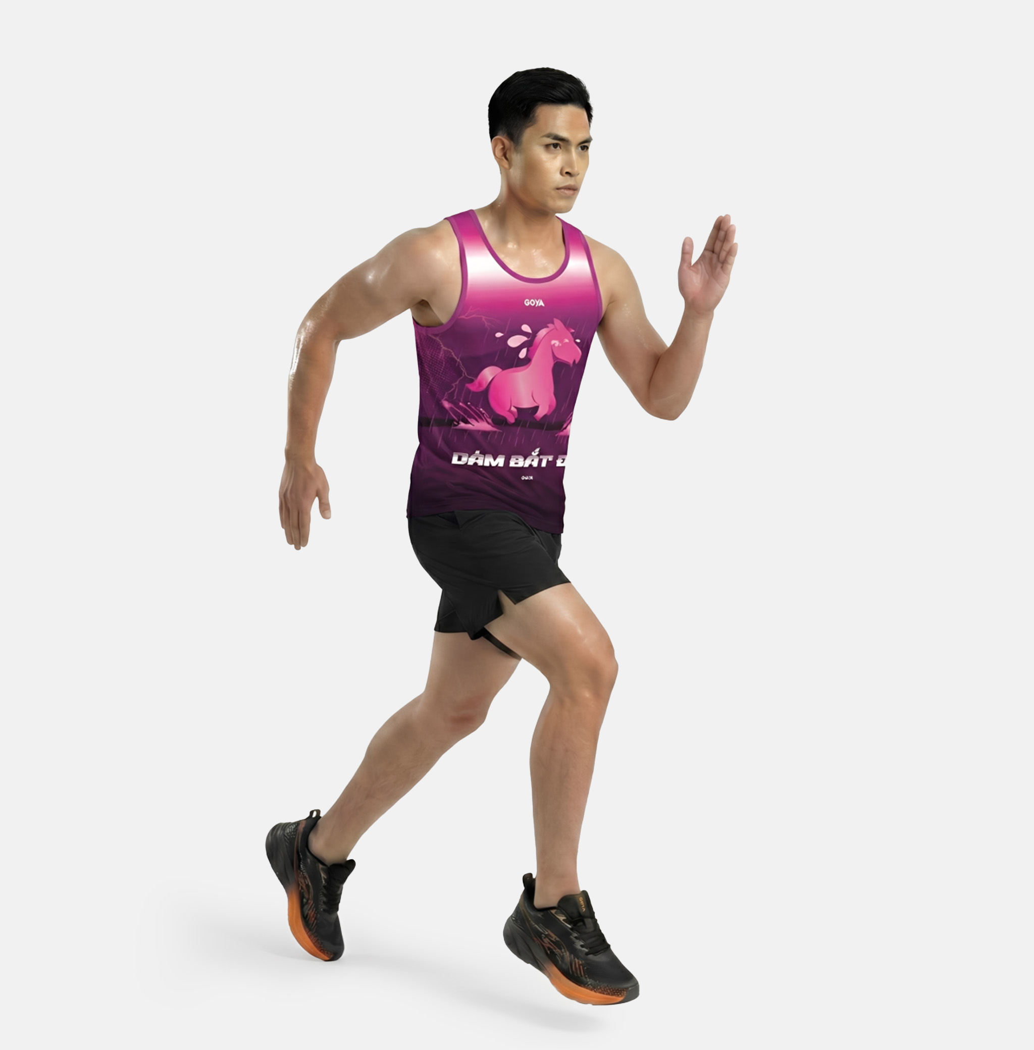 ÁO THỂ THAO SINGLET VIỀN GOYA POWER HORSE