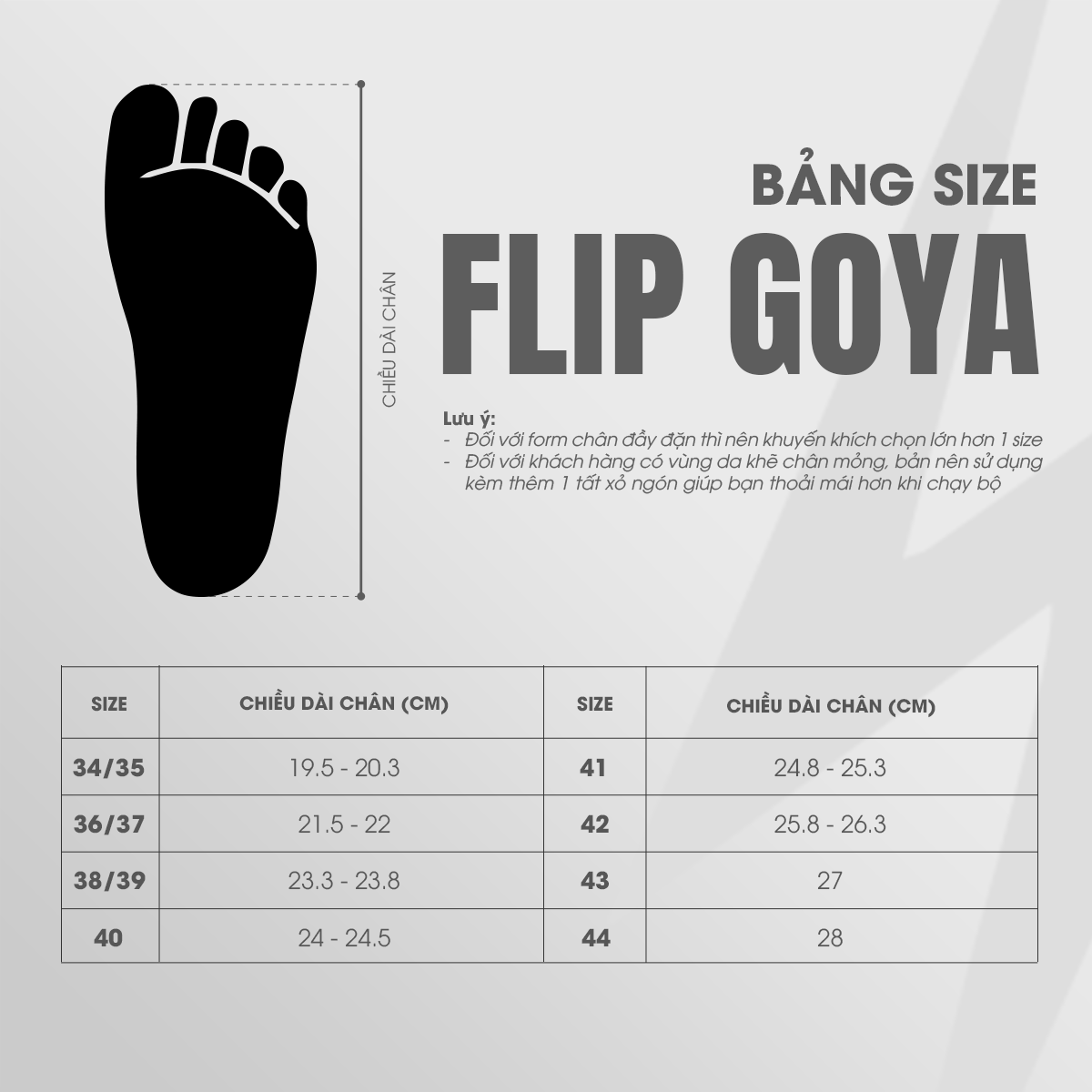 DÉP CHẠY BỘ GOYA FLIP GF23 - ĐEN