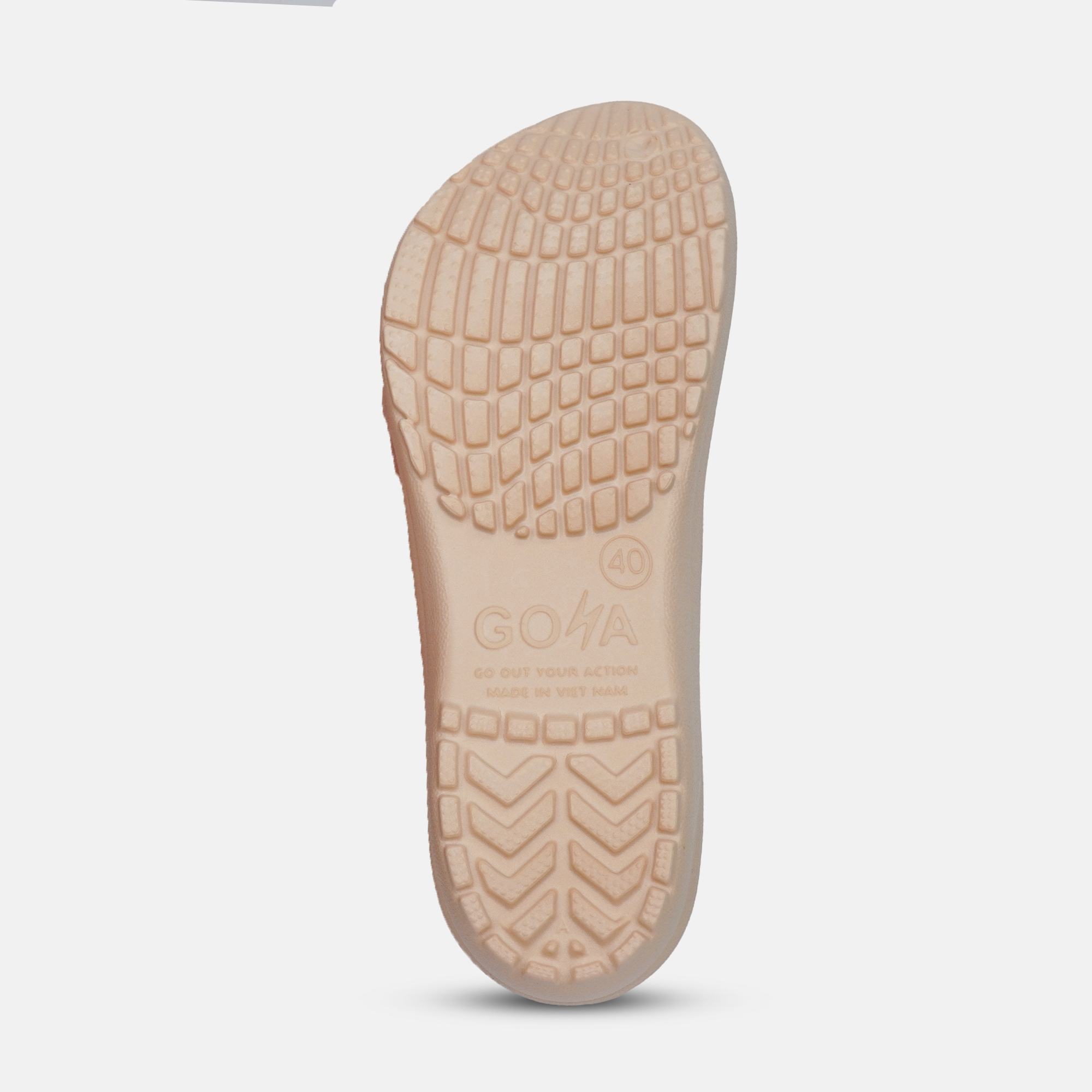 DÉP CHẠY BỘ GOYA SANDAL PLUS - TRẮNG KEM