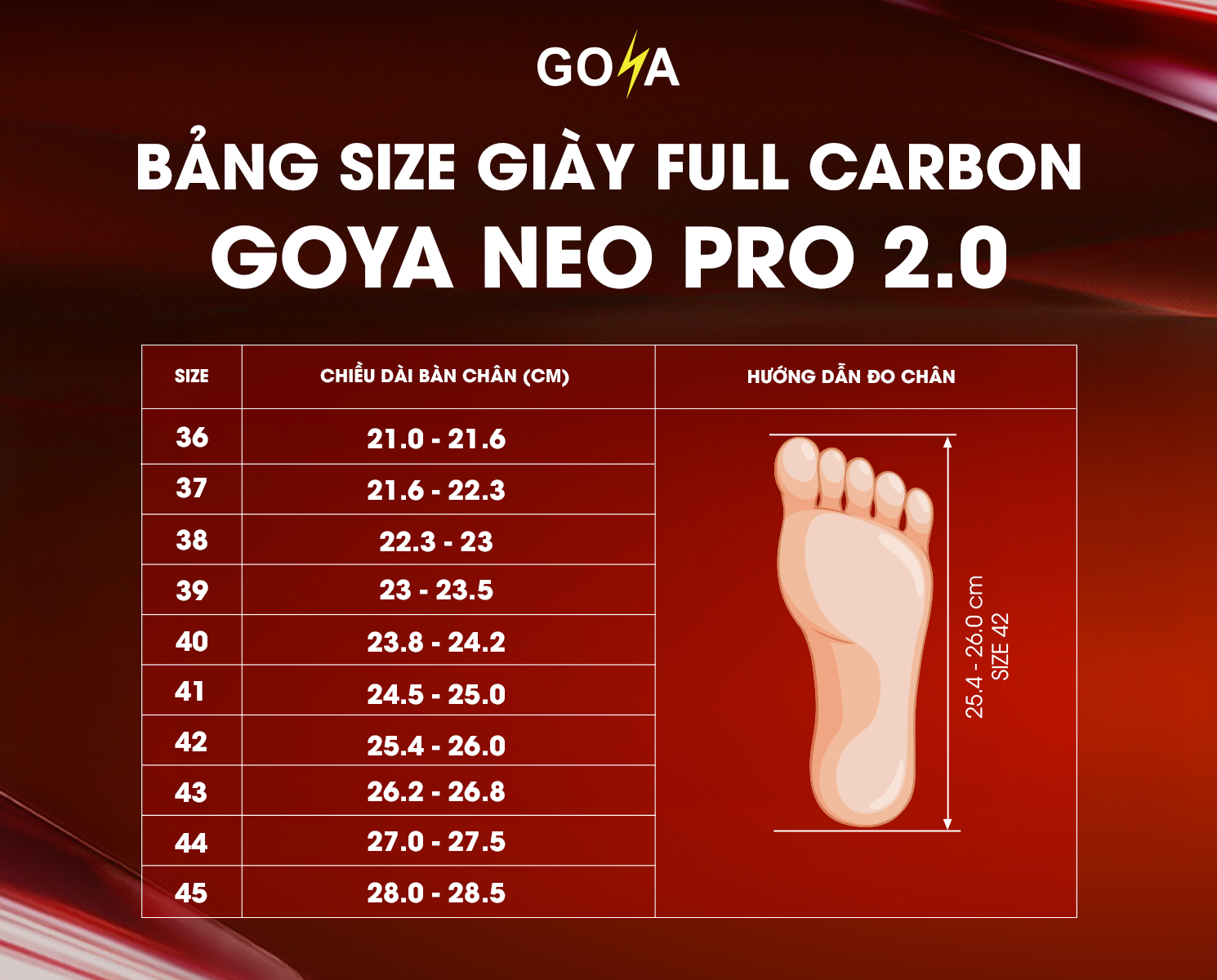 GIÀY CHẠY BỘ GOYA NEO PRO 2.0 - TRẮNG CAM