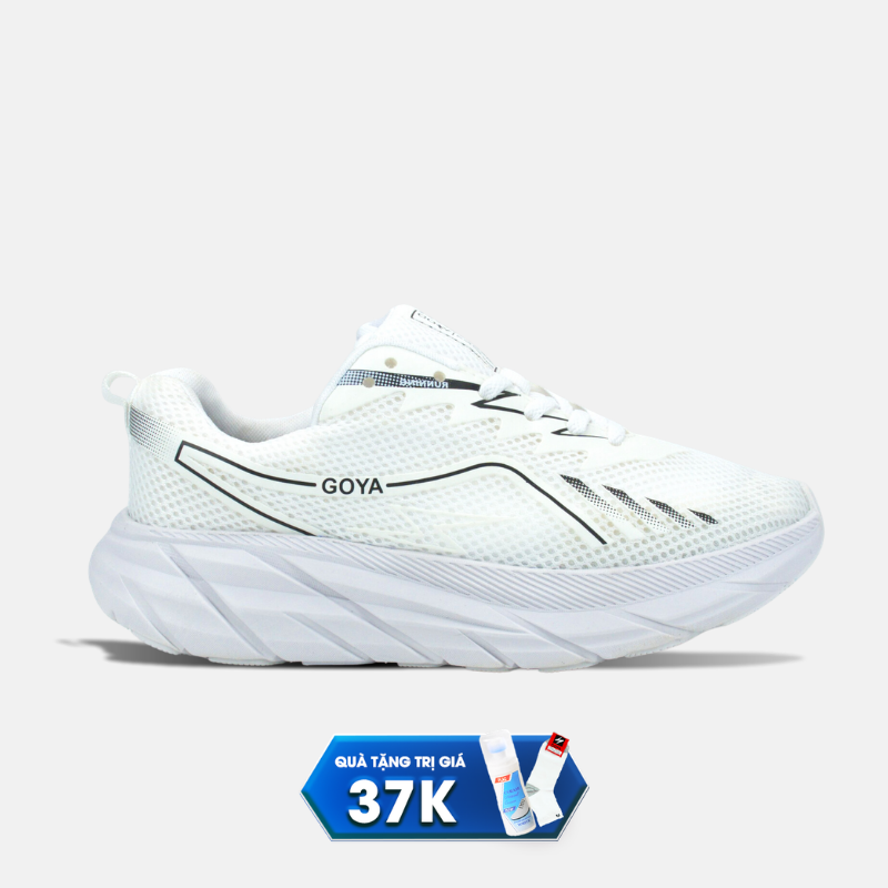 GIÀY CHẠY BỘ GOYA PLUS FULL TRẮNG V1