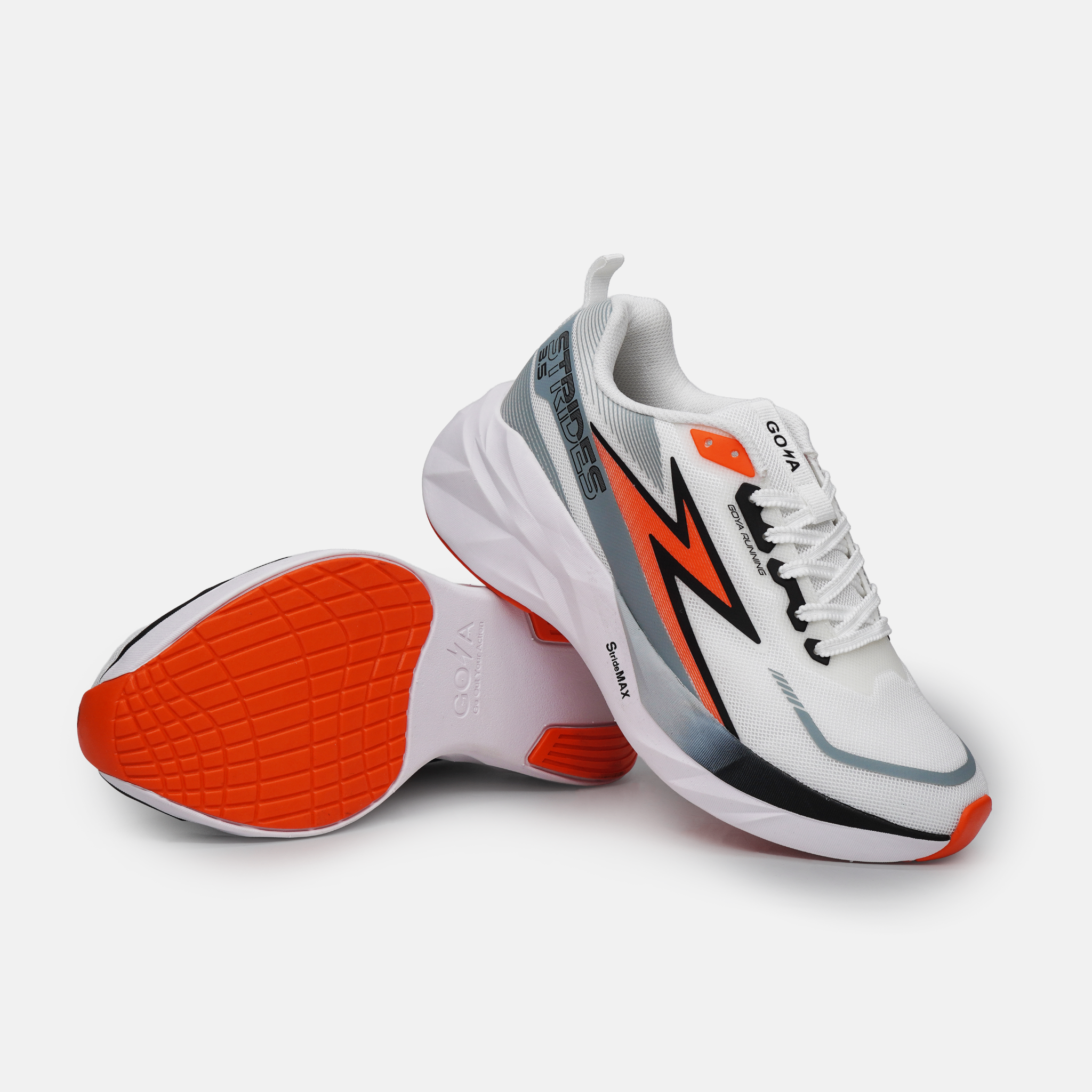 GIÀY CHẠY BỘ GOYA STRIDES 3.5 - XÁM CAM